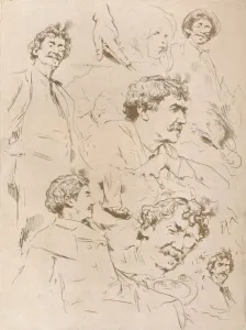 Portrait Studies, c1880, (1904). Artist: Mortimer L Menpes