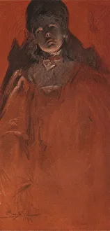Sinister Prints: A Portrait Study, 1899. Artist: Eric Pape
