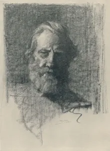 A Portrait Study, 1919. Artist: Alfred Hartley