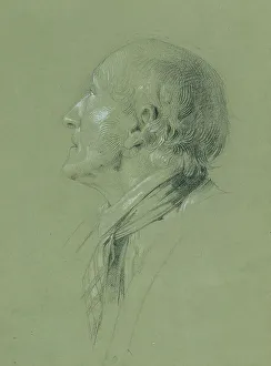 Peter Krafft Prints: Portrait study for the “Homecoming of the Landwehrmann” (1817)