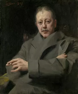 Cigarettes Gallery: Portrait Study of a Man, 1901. Creator: Anders Leonard Zorn
