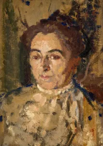Portrait Study of a Woman, 1908-1910. Creator: Harold Gilman