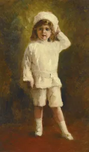 Portrait of the Successor to the throne Tsarevich Alexei Nikolaevich (1904-1918). Artist: Makovsky, Konstantin Yegorovich (1839-1915)