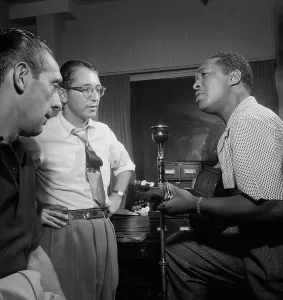 Radio Prints: Portrait of Symphony Sid and Josh White