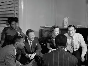 Gillespie Dizzy Prints: Portrait of Tadd Dameron, Mary Lou Williams