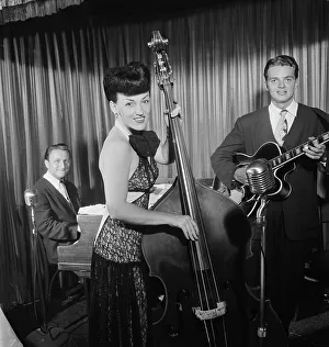 Portrait of Teddy Kaye, Vivien Garry, and Arv(in) Charles Garrison, New York, N.Y. 1946. Creator: William Paul Gottlieb
