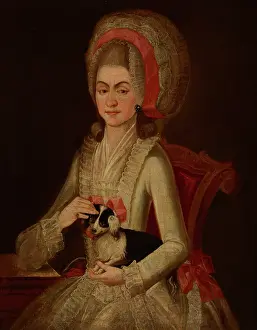Lap Dog Prints: Portrait of Tekla Kosciuszko nee Ratomska (ca)