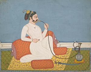 Hookah Collection: Portrait of Thakur Utham Ram, ca. 1760. Creator: Unknown