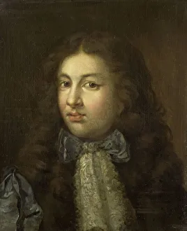 Gaspar Netscher Prints: Portrait of Thedoor Netscher (1661-1728)