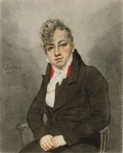 Hook Prints: Portrait of Theodore Edward Hook (1788-1841), 1806. Creator: De Wilde, Samuel (1785-1841)