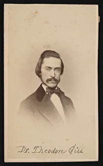 Portrait of Theodore Nicholas Gill (1837-1914), Circa 1860s. Creator: Unknown