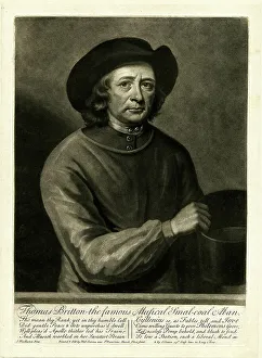 Britton Prints: Portrait of Thomas Britton (1644-1714), after 1736. Creator: Simon, John (1675-1751)