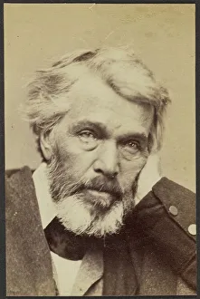 Historian Prints: Portrait of Thomas Carlyle, about 1860-1881. Creator: Unknown