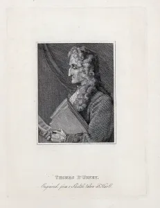 Unknown Artist Prints: Portrait of Thomas d'Urfey (1653-1723). Creator: Unknown artist