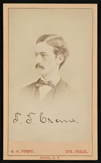 Academic Collection: Portrait of Thomas Frederick Crane (1844-1927), Circa 1870s. Creator: Purdy & Frear