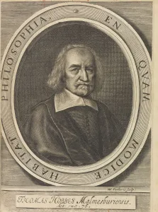 Faithorne Prints: Portrait of Thomas Hobbes (1588-1679)