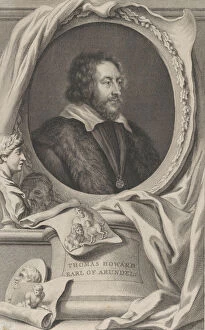 Courtier Collection: Portrait of Thomas Howard, Earl of Arundel and Surrey, 1733. Creator: Jacobus Houbraken