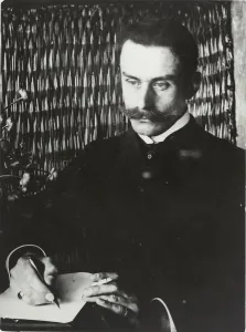 C 1900 Prints: Portrait of Thomas Mann (1875-1955), c. 1900. Creator: Anonymous
