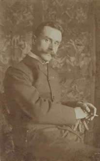 Mann Prints: Portrait of Thomas Mann (1875-1955), c. 1902. Creator: Anonymous