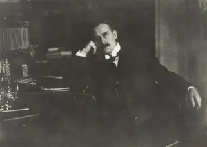 Portrait of Thomas Mann (1875-1955), c. 1910. Creator: Anonymous