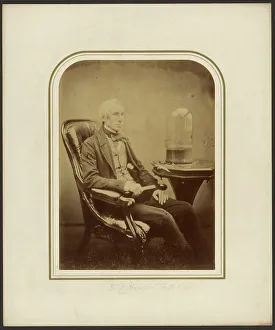 Cyathea Prints: Portrait of Thomson, F.R.S. 1855. Creator: Maull & Polyblank