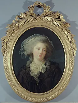 Powdered Prints: Portrait thought to be Charlotte-Françoise Bergeret de Norinval