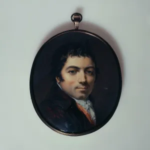 Jean Baptiste Jacques Augustin Prints: Portrait thought to be General Baron Pelet-Clozeau, c1796. Creator: Ecole Francaise