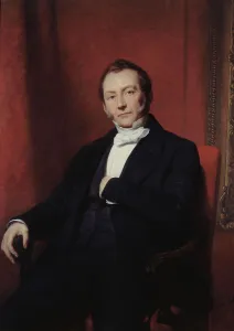 Portrait thought to be of Jean Abraham Nottebohm, 1849. Creator: Ary Scheffer
