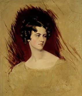 Lawrence Thomas Prints: Portrait thought to be Princess Clémentine de Metternich