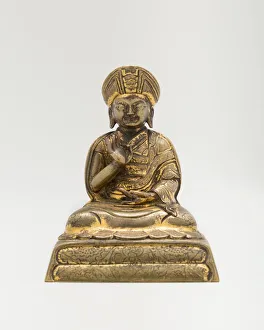 Lama Collection: Portrait of the Tibetan Lama Chankya Hutuktu Rolpai Dorje (1717-1786), Qing dynasty