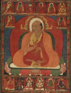 Tara Prints: Portrait of a Tibetan Monk, 12th century. Creator: Unknown