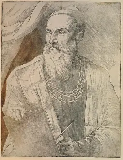 Portrait of Titian (1488-1576), c1550. Creator: Britto, Giovanni (active 1530-1550)