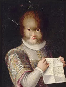 Musee Des Beaux Arts Gallery: Portrait of Tognina Gonsalvus, ca 1595