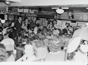Music Industry Prints: Portrait of Tommy Dorsey, record store