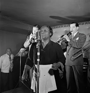 Portrait of Tony Parenti and Wild Bill Davison, Jimmy Ryan's (Club), New York, N.Y. ca. Aug. 1946. Creator: William Paul Gottlieb