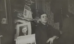 Images Dated 21st November 2017: Portrait of Tristan Tzara, c. 1920