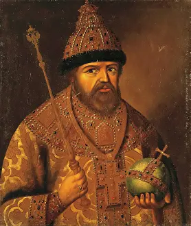 Wealthy Prints: Portrait of Tsar Alexei Mikhailovich, 1800. Creator: Unknown
