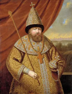 Portrait of the Tsar Alexis I Mikhailovich of Russia (1629-1676), Second Half of the 17th cen