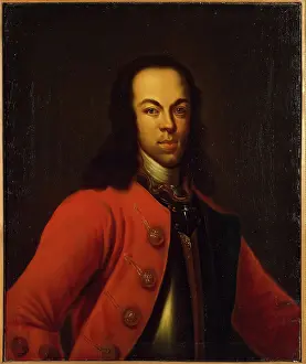 Tragedy Prints: Portrait of Tsarevich Alexei Petrovich, (copy), 1750. Creator: Unknown