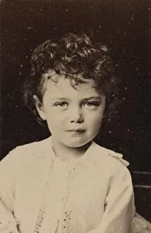 Portrait of Tsarevich Nicholas Aleksandrovich (1868-1918) as Child, 1873
