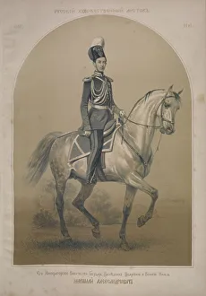 Timm Prints: Portrait of Tsarevich Nikolai Alexandrovich (1843-1865)
