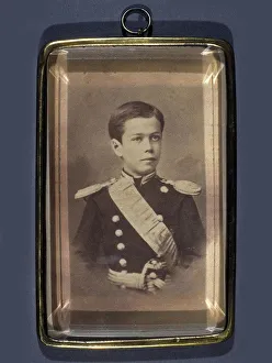 Portrait of the Tsarevich Nikolay Aleksandrovich of Russia (1868-1918), 1881