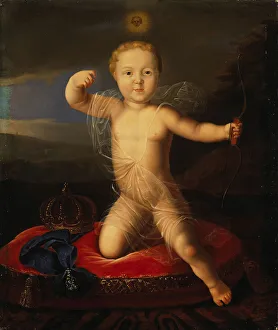 Portrait of Tsarevich Peter Petrovich of Russia (1715-1719), First quarter of 19th cen Artist: Anonymous