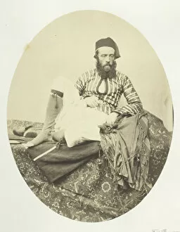 Photographer Collection: Portrait, Turkish Summer Costume, 1857. Creator: Francis Frith
