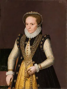 French Master Prints: Portrait of an unknown French Noblewoman, 1560. Artist: French master