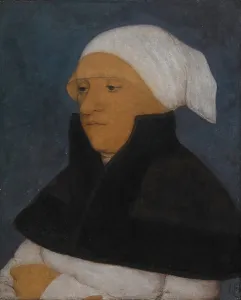 Holbein Hans Prints: Portrait of Unknown Lady, about 1538. Creator: Hans Holbein the Younger