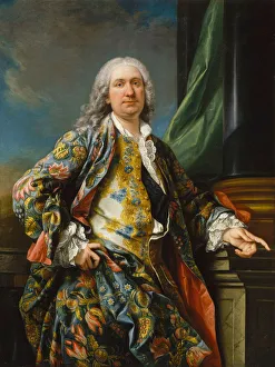 Portrait of an unknown man, ca 1735-1739. Artist: Van Loo, Carle (1705-1765) Portrait of an unknown man, ca 1735-1739. Artist: Van Loo, Carle (1705-1765)