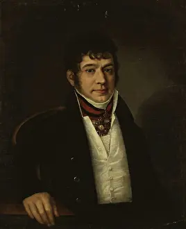 Sideburns Prints: Portrait of an Unknown Man from the Ogariov Family (Platon Bogdanovich Ogariov?)