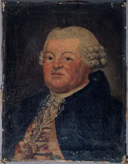 Canvasmaterial Prints: Portrait of an unknown person (circa 1760), c1760. Creator: Margherita Campion Brunet
