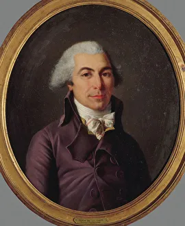 Canvasmaterial Prints: Portrait of an unknown person, from the revolutionary era
